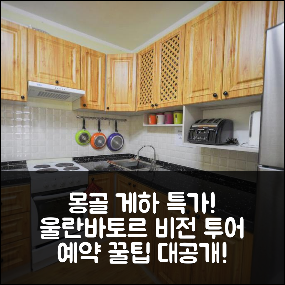 몽골어 비전 투어 게스트하우스 울란바토르 특가 예약 꿀팁!