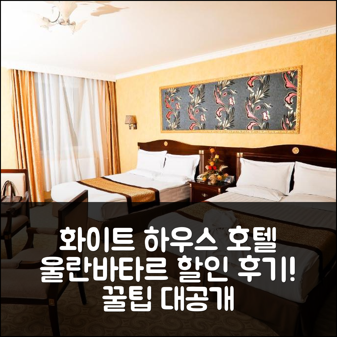 화이트 하우스 호텔 울란바토르 할인 후기 꿀팁!
