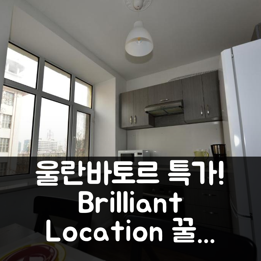Brilliant location 1 울란바토르 특가 예약 후기 꿀팁!