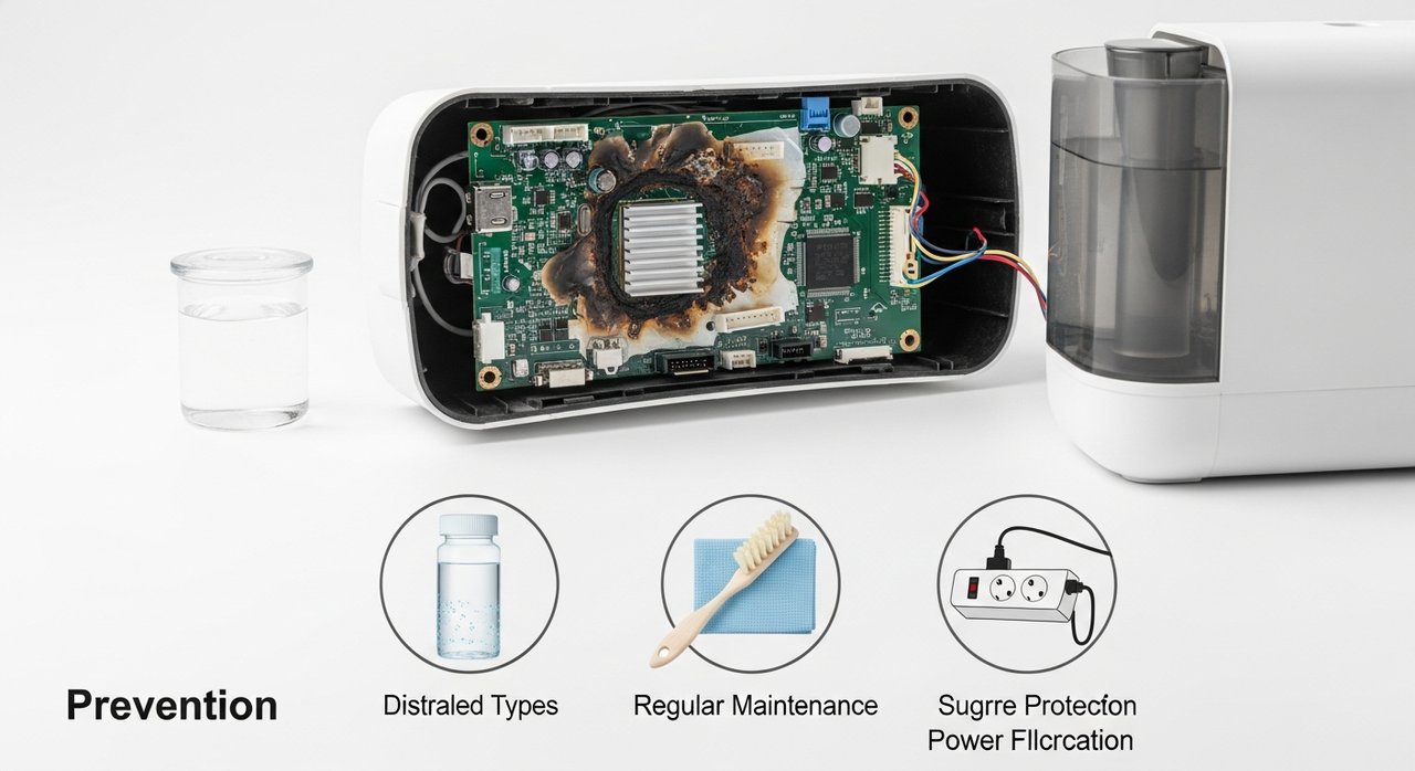 가습기 PCB 고장으로 부품 수급 비용 발생 사례, 3가지 예방 비법