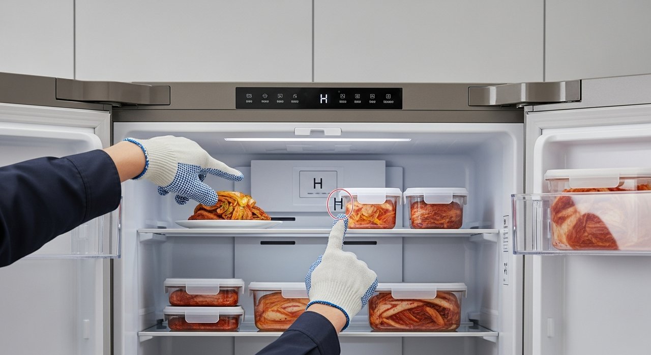 LG 김치냉장고 에러코드 H 냉각 이상 점검 3단계 해결법